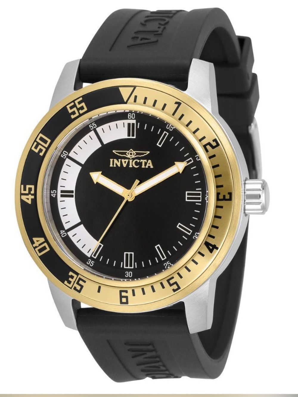 Invicta NEW Specialty Compass Men's Watch - 45mm, Black and Gold